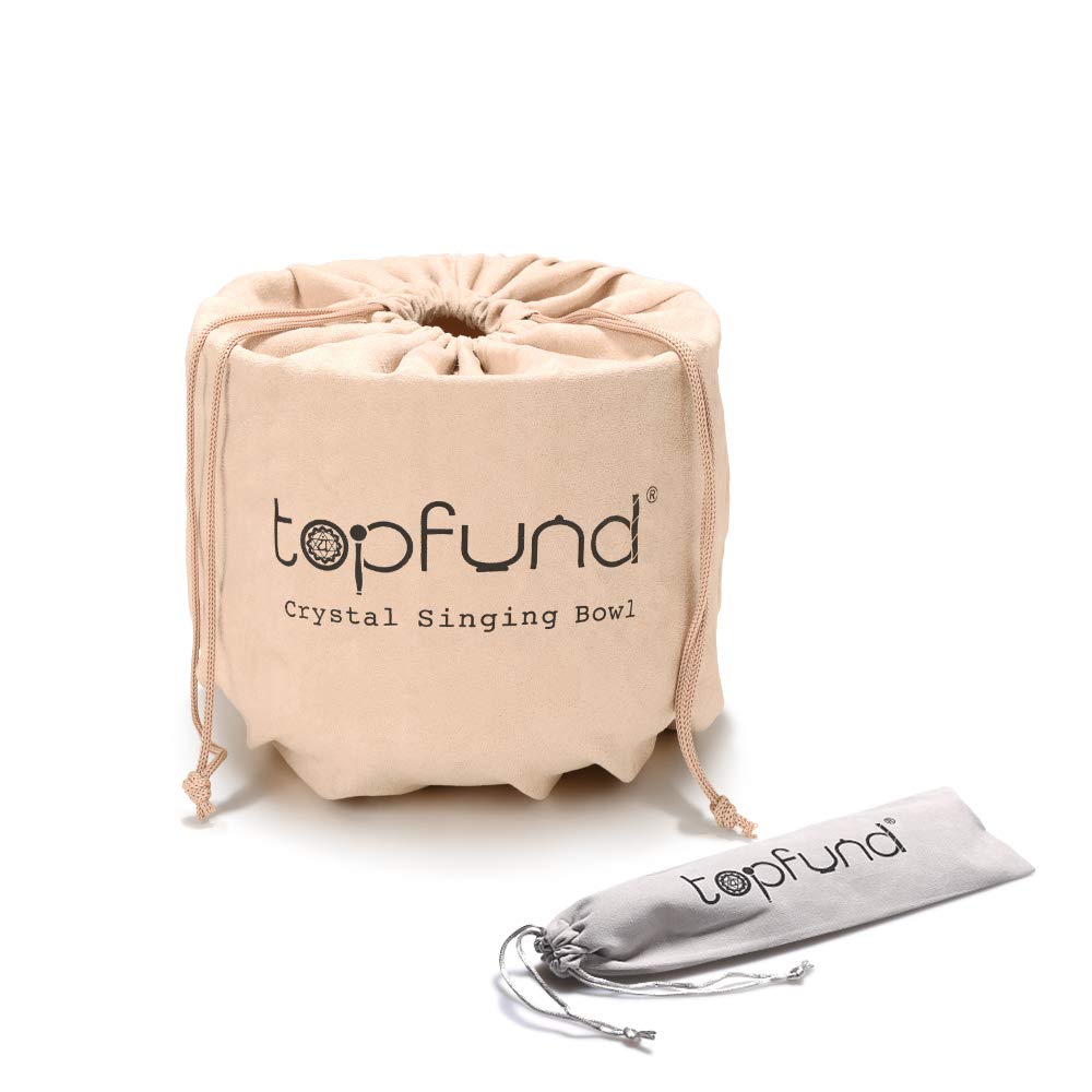 Amazon | TOPFUND 396Hz レッドクリスタル シンギングボウル 8インチ
